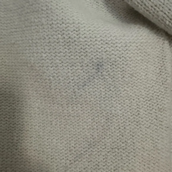 Vintage Talbots Cotton Blend Grandma Cottage Embroidered Cream Sweater - Picture 5 of 7